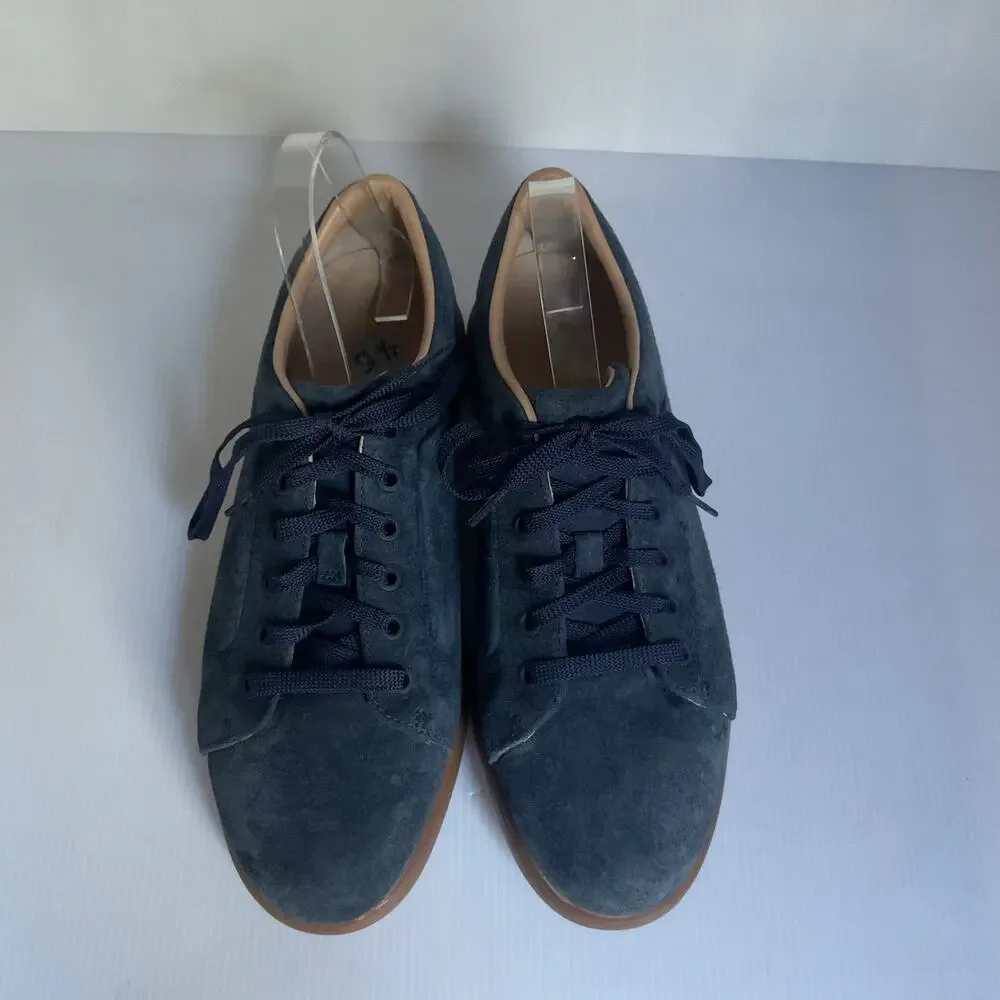 Under Armour Suede Sneakers Blue Gum Sole Casual Shoes Size 9.5